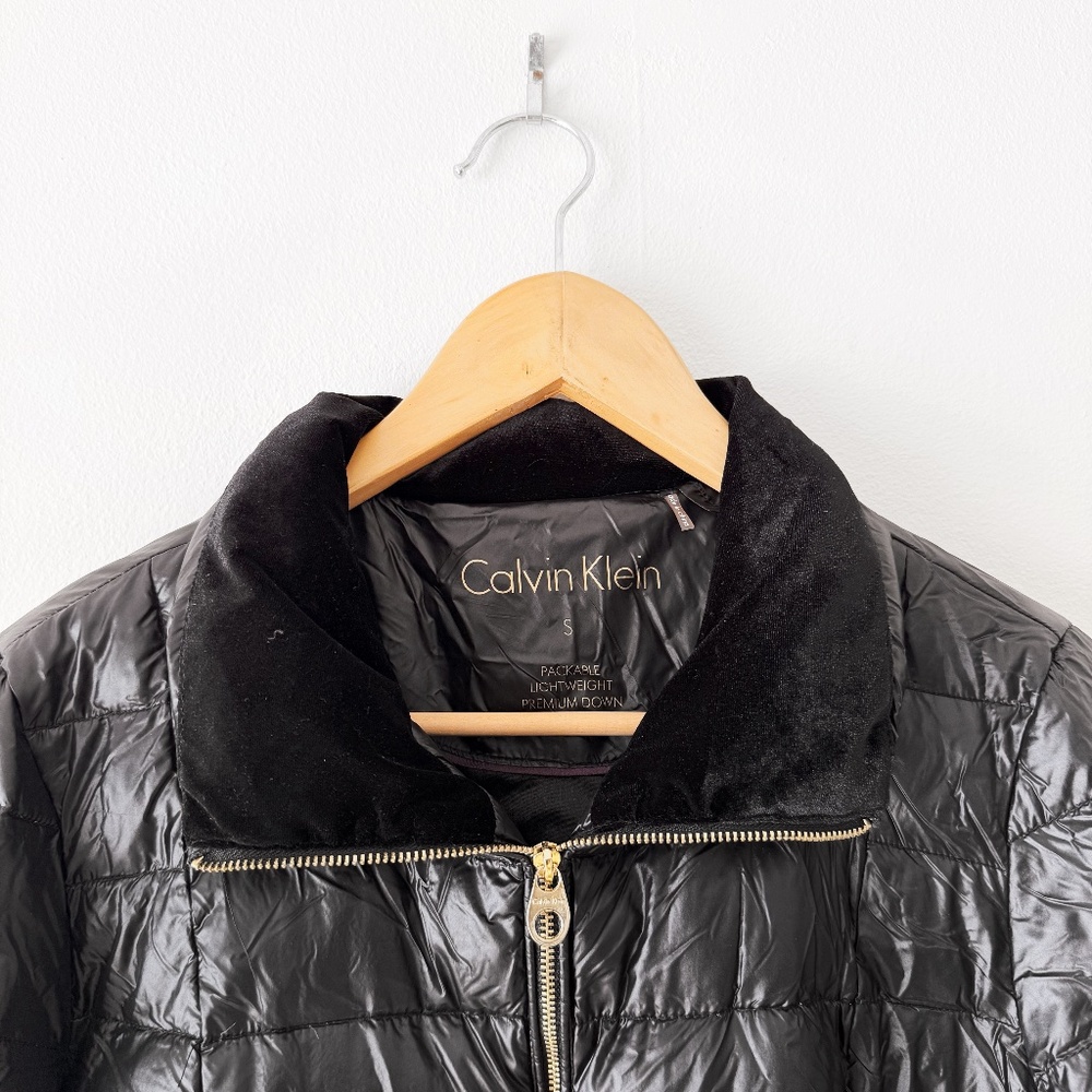 Calvin Klein Packable Black Down Jacket With Remo… - image 2